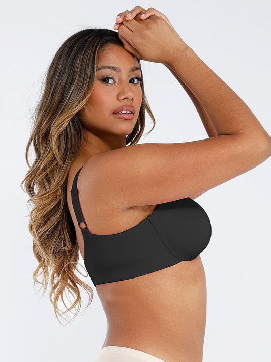 Deep V Seamless Support Bra