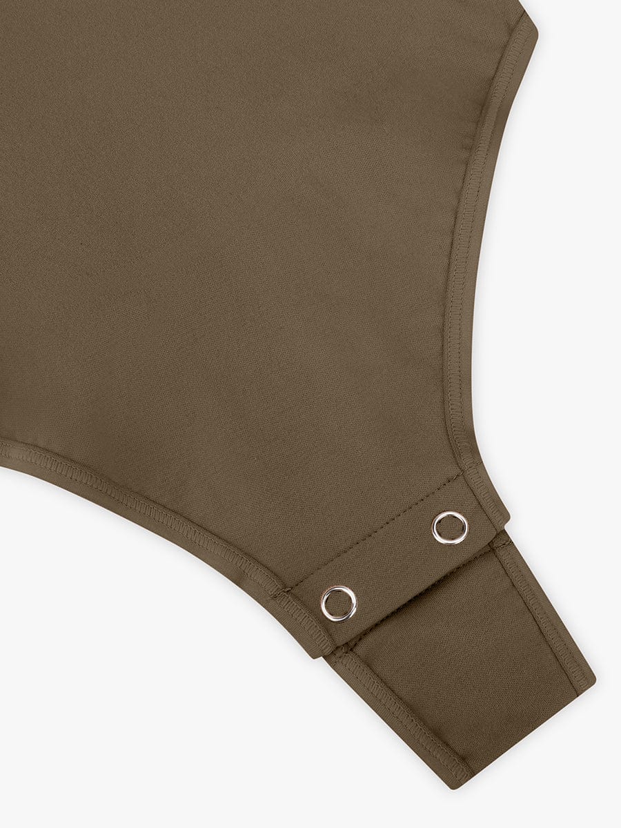 Seamless Sculpt Diamond-Neck Thong Bodysuit