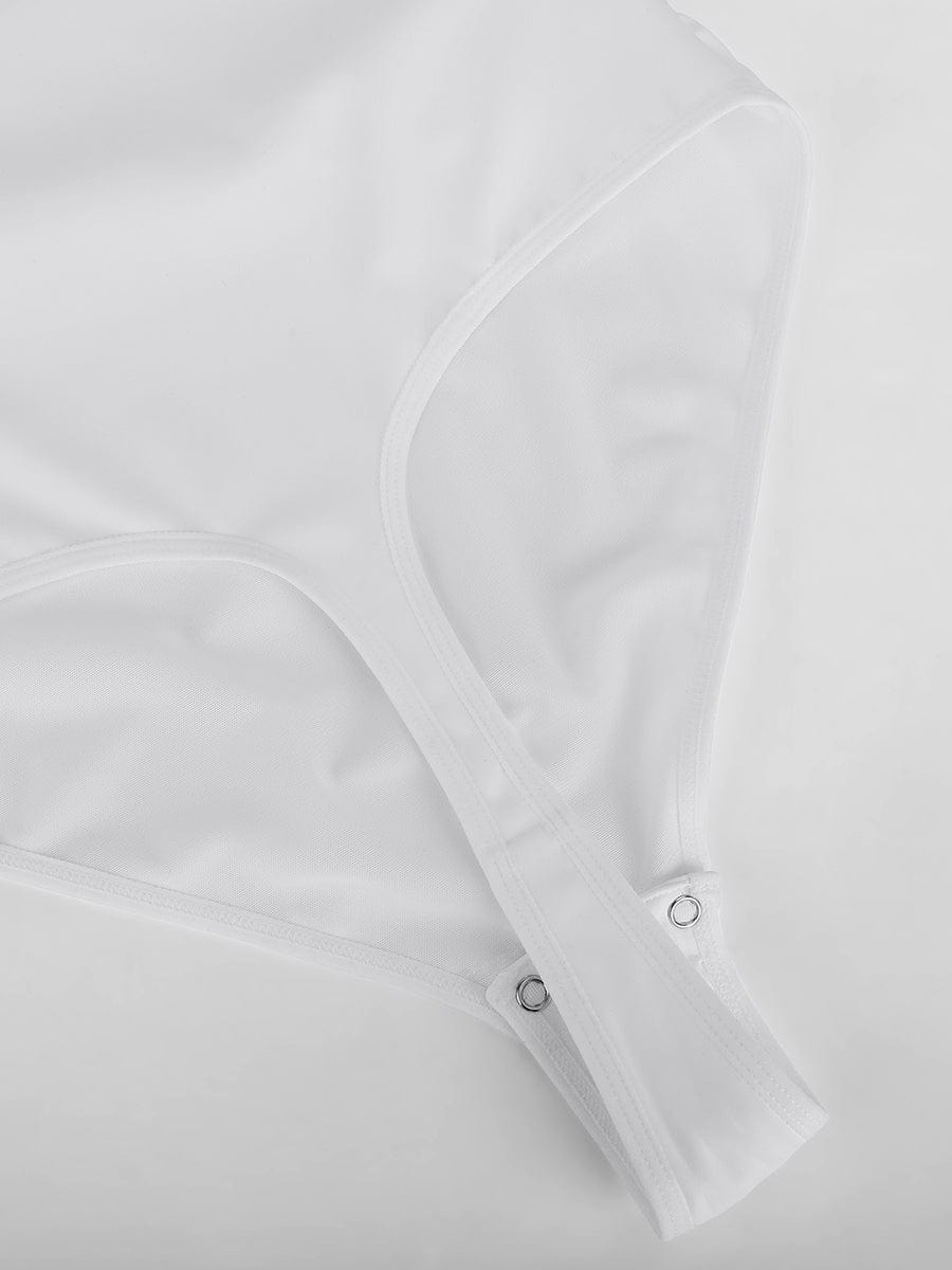 V-Neck Sculpt Thong Bodysuit