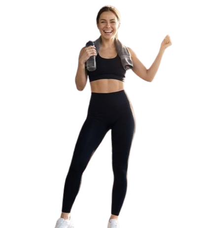 Seamless V-Fold Lift Leggings — High-Waist Peach-Enhancing Fitness Pants