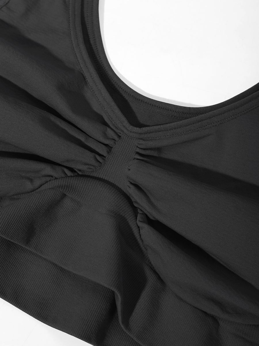 Seamless Wide-Back Support Bra
