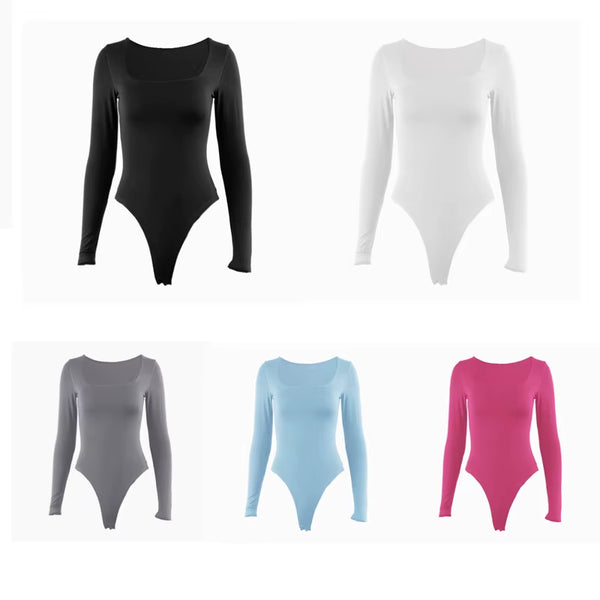 Chic Elastic Bodysuit