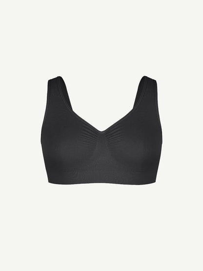 Seamless Wide-Back Support Bra