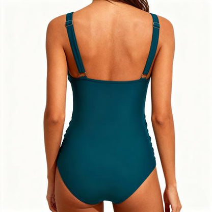 Neck-Halter One-Piece Swimsuit