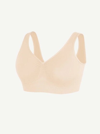 Seamless Wide-Back Support Bra
