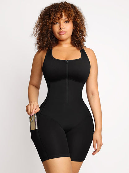 Active Sculpt Sauna Bodyshaper with Pockets