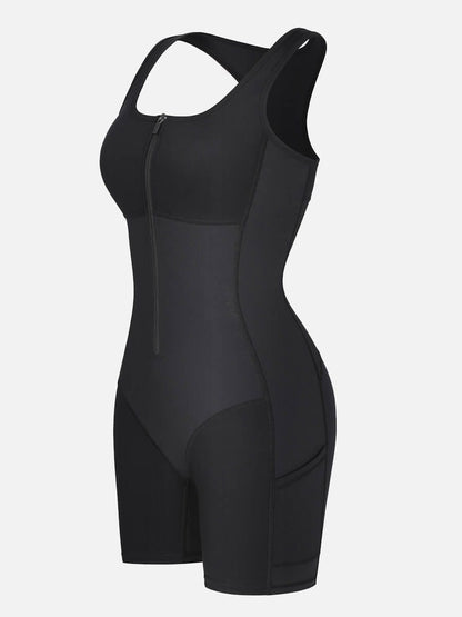 Active Sculpt Sauna Bodyshaper with Pockets