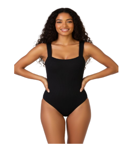 Chic Wide Strap Bodysuit