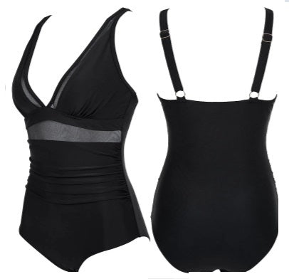 Neck-Halter One-Piece Swimsuit
