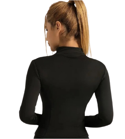 Performance Zip-Front Sculpt Jacket