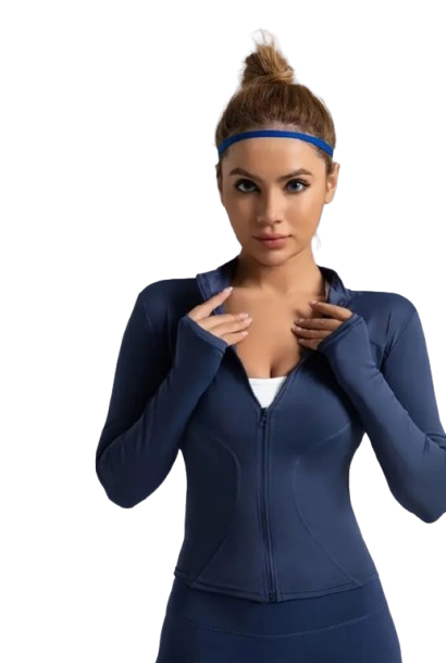 Performance Zip-Front Sculpt Jacket