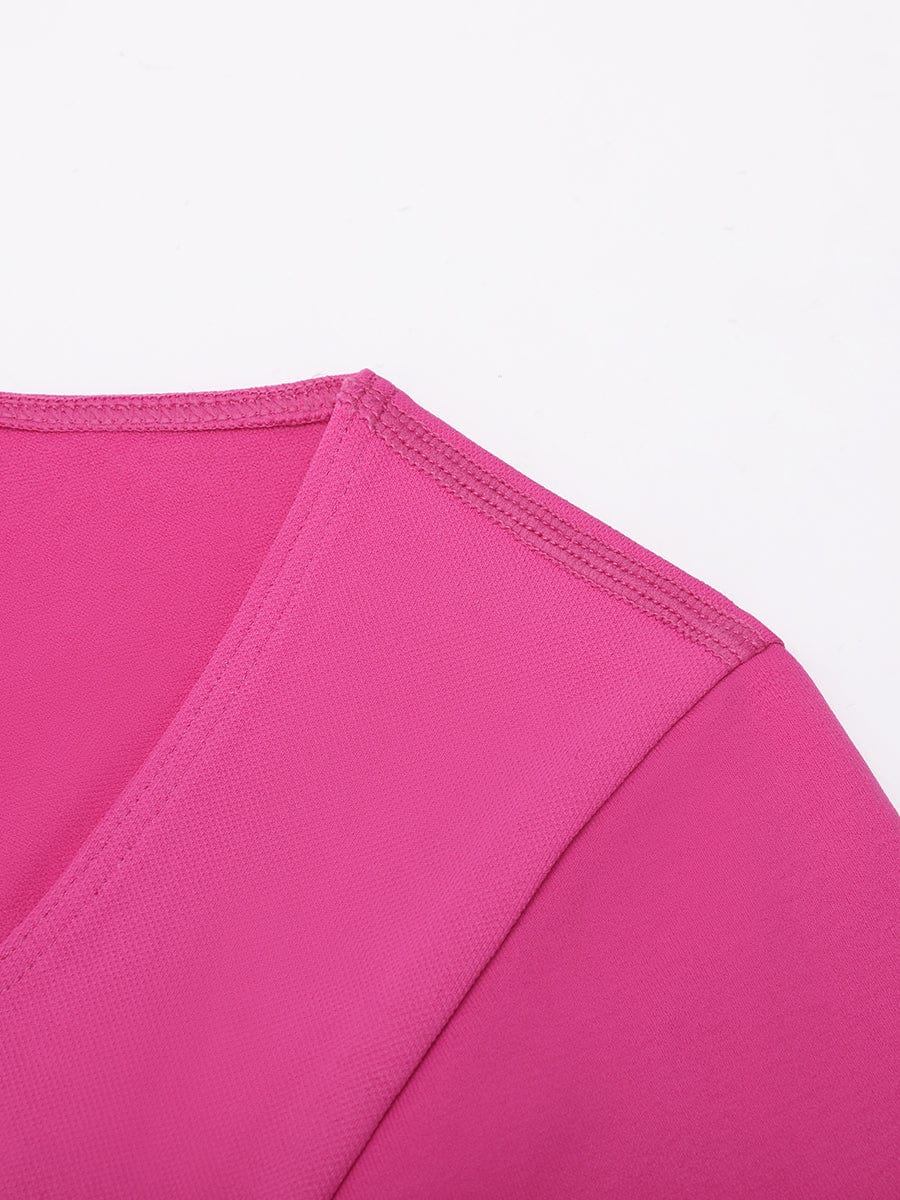 Diamond-Neck Seamless Sculpt Top