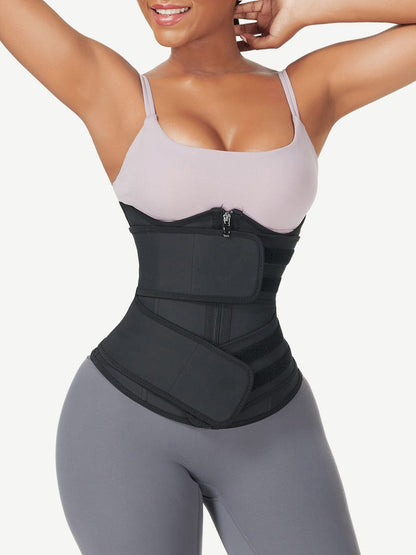 Double Belt Underbust Sculpt Waist Trainer