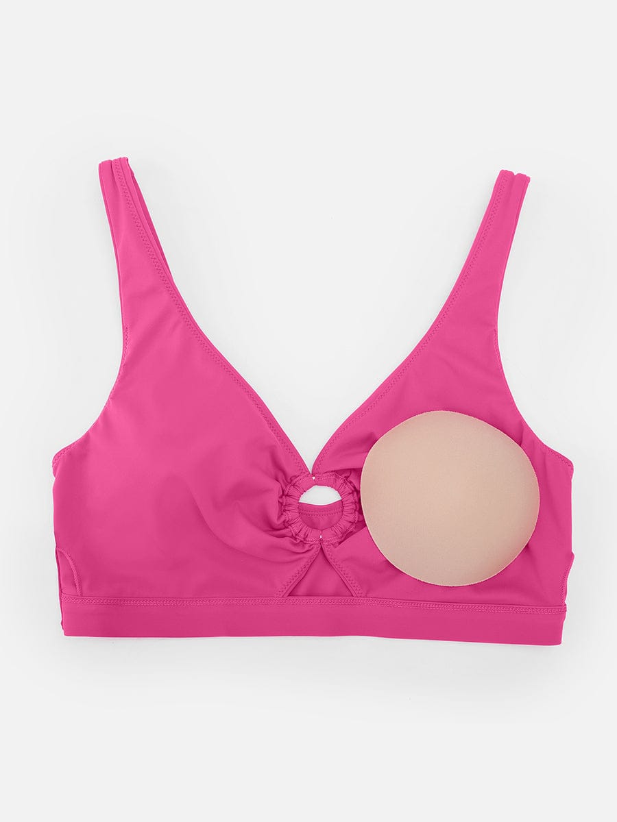 Drawstring Sculpt V-Neck One-Piece Swimsuit