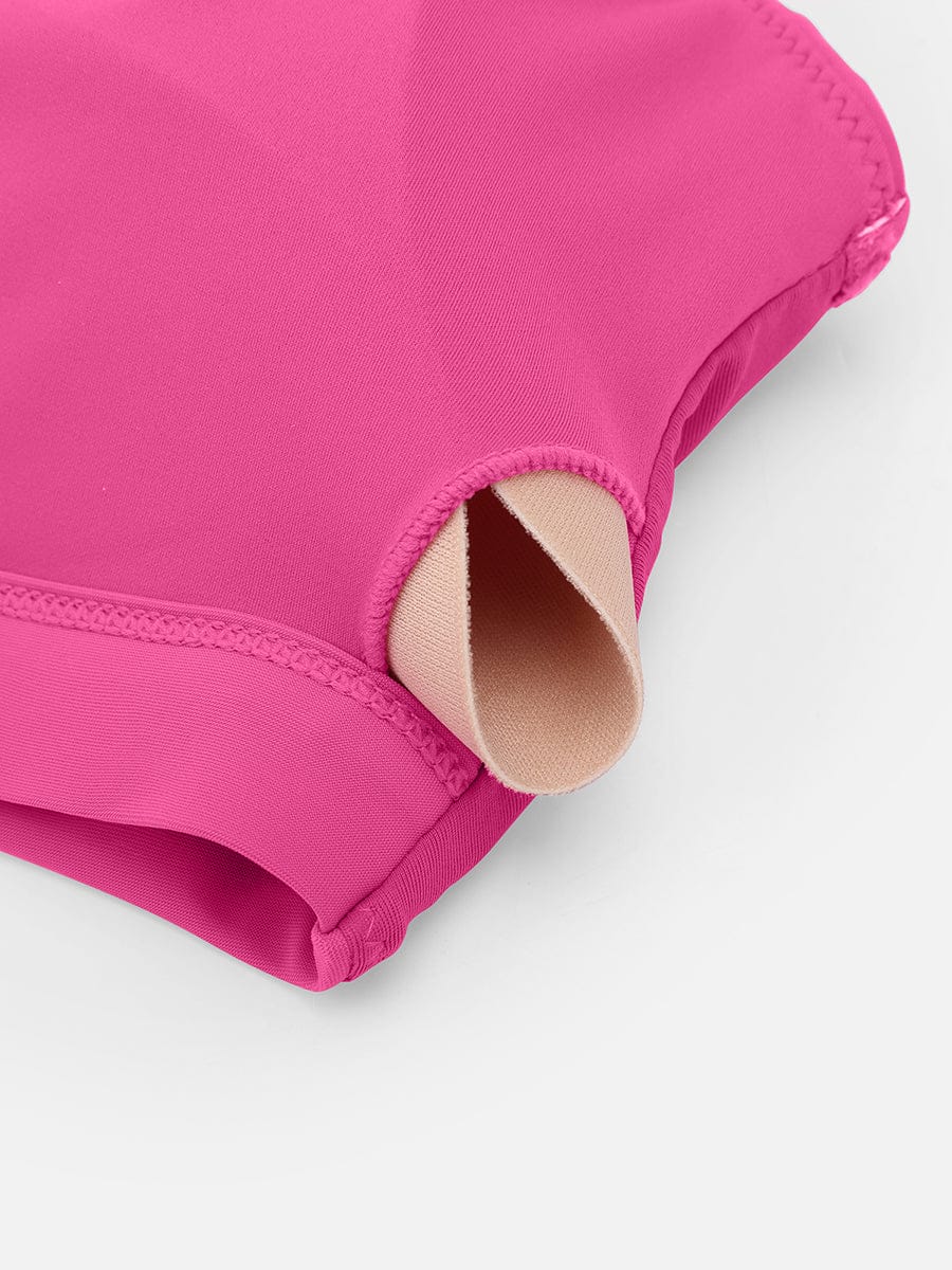 Drawstring Sculpt V-Neck One-Piece Swimsuit