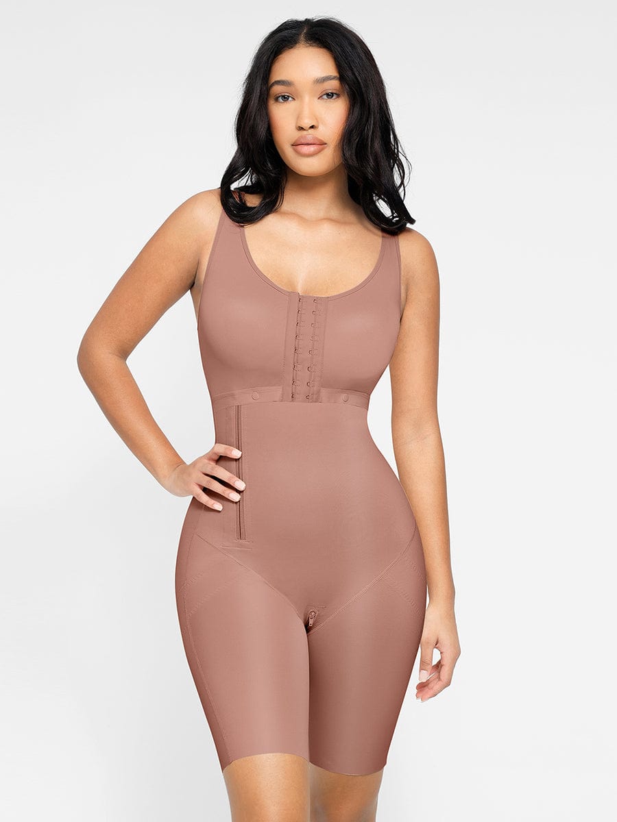 Eco Sculpt Side-Zip Breast-Covering Full Body Shaper