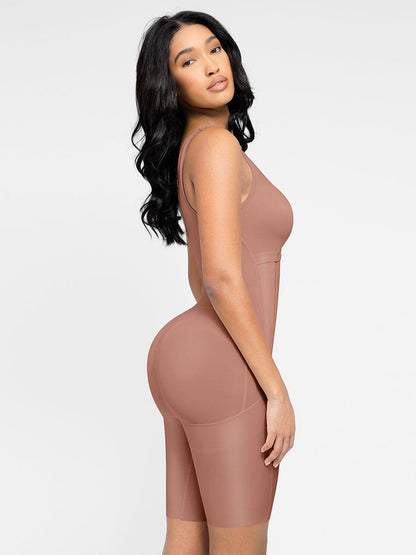 Eco Sculpt Side-Zip Breast-Covering Full Body Shaper