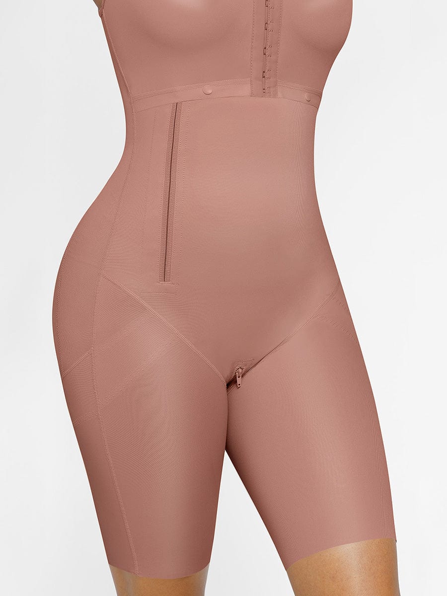 Eco Sculpt Side-Zip Breast-Covering Full Body Shaper