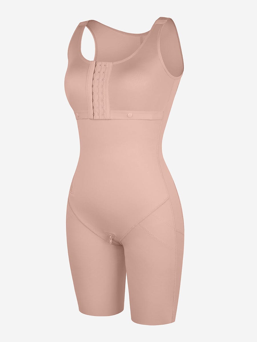 Eco Sculpt Side-Zip Breast-Covering Full Body Shaper