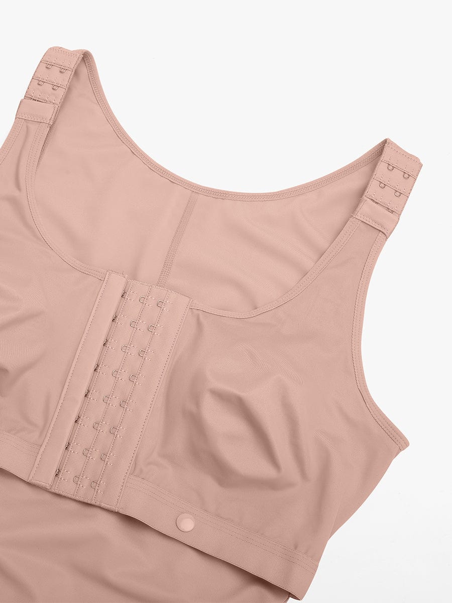 Eco Sculpt Side-Zip Breast-Covering Full Body Shaper