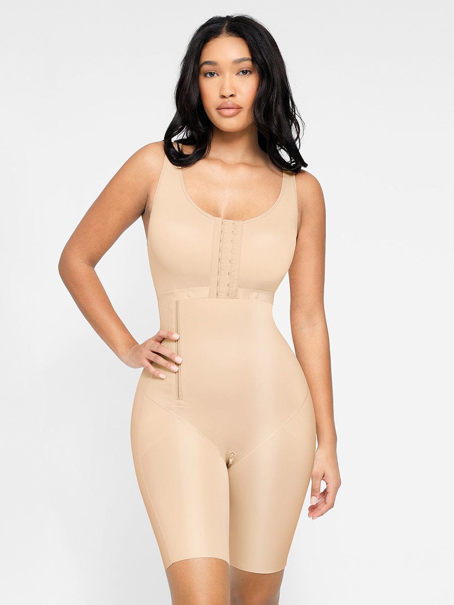 Eco Sculpt Side-Zip Breast-Covering Full Body Shaper