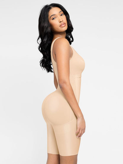 Eco Sculpt Side-Zip Breast-Covering Full Body Shaper