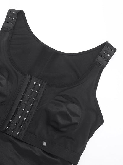 Eco Sculpt Side-Zip Breast-Covering Full Body Shaper