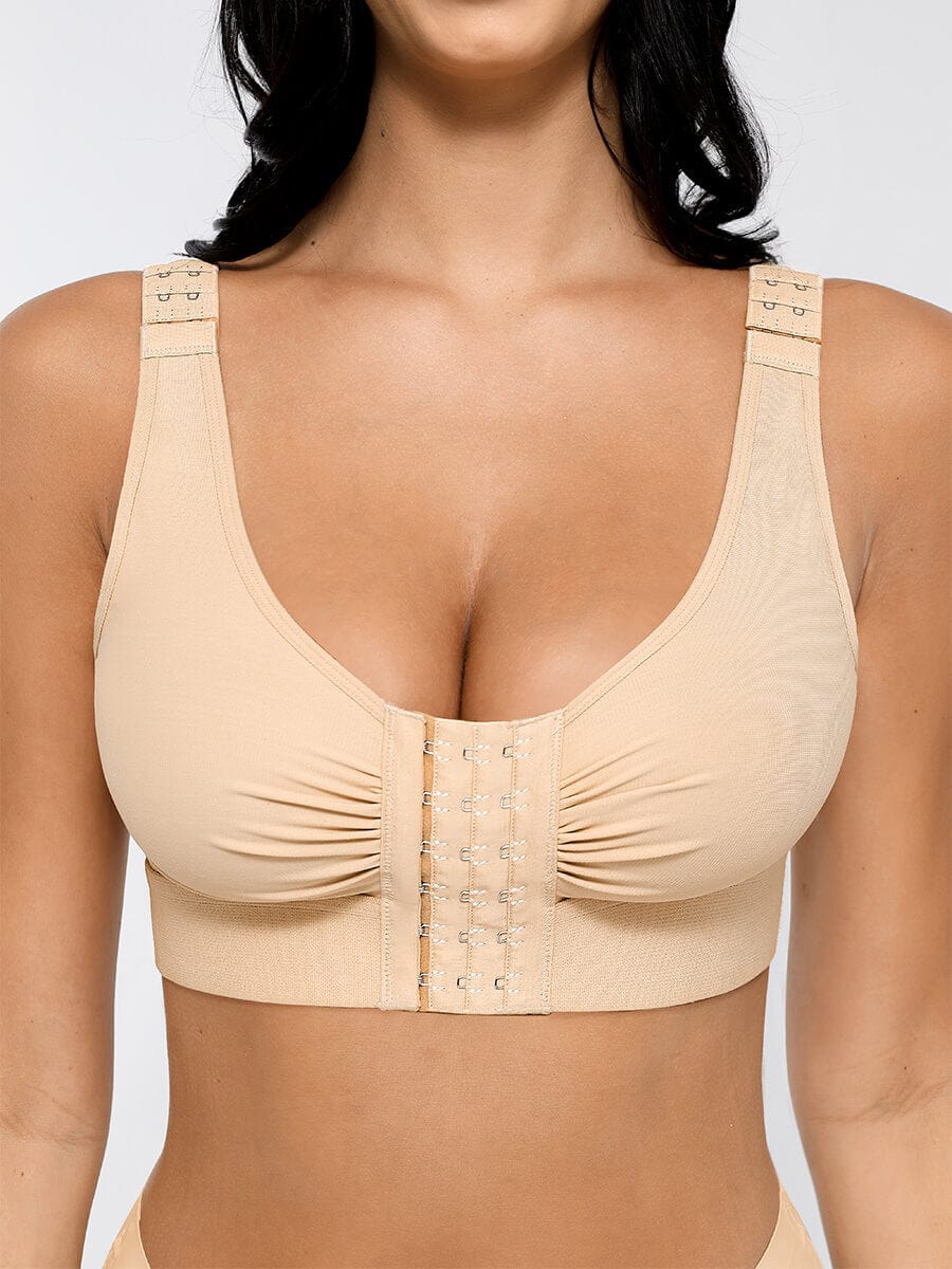 Front-Closure Recovery Support Bra