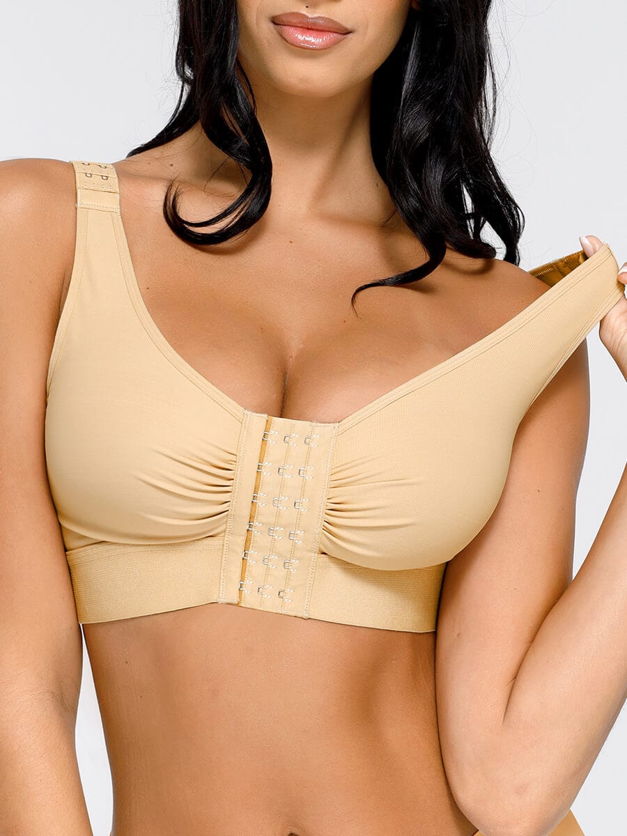 Front-Closure Recovery Support Bra