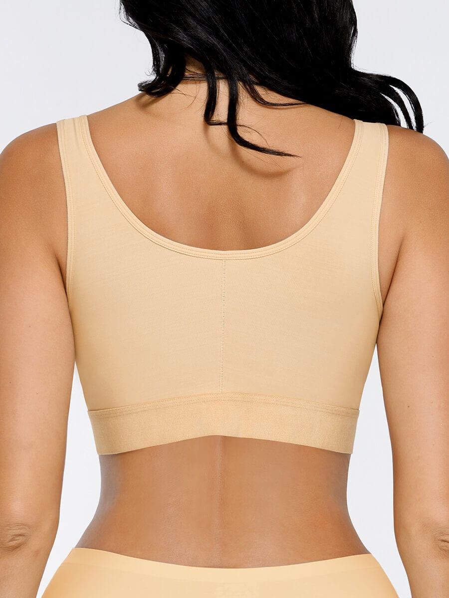 Front-Closure Recovery Support Bra