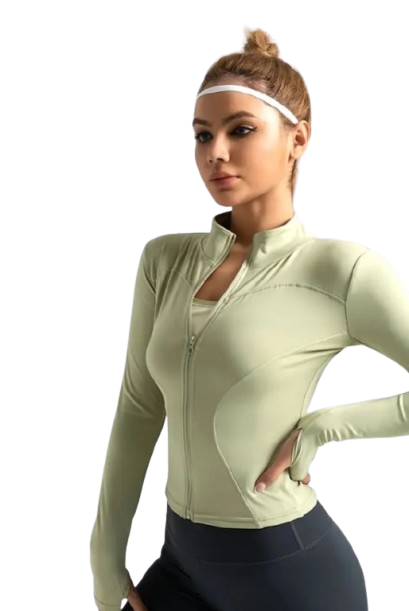 Performance Zip-Front Sculpt Jacket