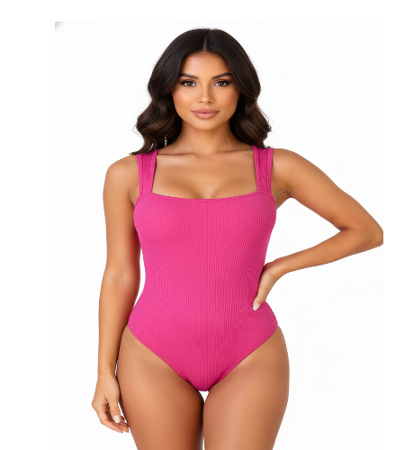 Chic Wide Strap Bodysuit