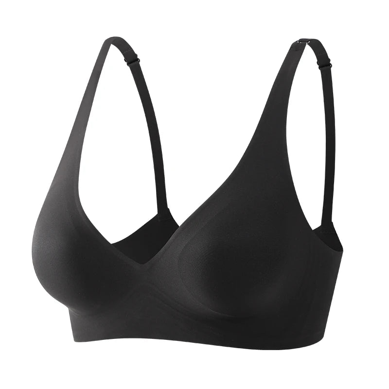 Soft Wireless Bra Women Deep V Bras Sexy Bralette Padded Bra S-XL Female Seamless Underwear Comfortable Ladies Lingerie