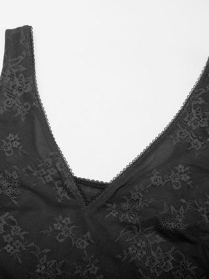 Lace Sculpt V-Neck Bodysuit