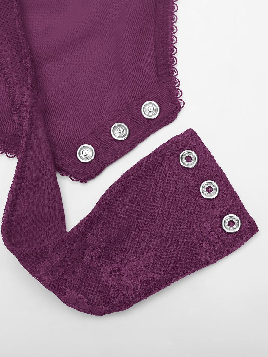 Lace Sculpt V-Neck Bodysuit