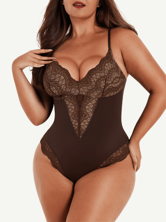 Luxe Sculpt Lace Low-Back Bodysuit