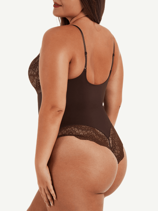 Luxe Sculpt Lace Low-Back Bodysuit