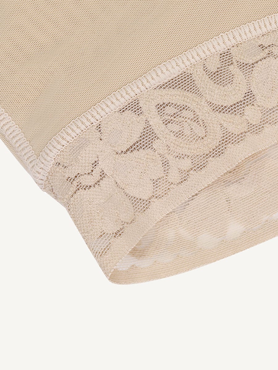 Luxe Sculpt U-Neck Front-Zip Lace Shaper