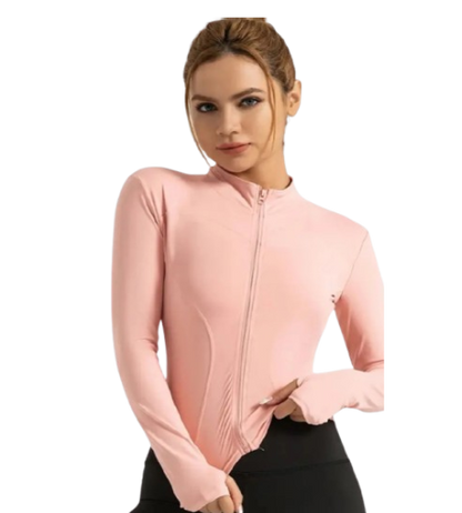Performance Zip-Front Sculpt Jacket