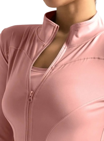 Performance Zip-Front Sculpt Jacket