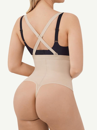 Plus Sculpt Zip Thong Full Body Shaper