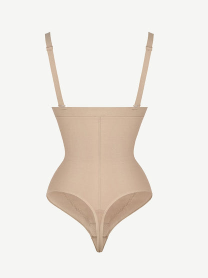 Plus Sculpt Zip Thong Full Body Shaper