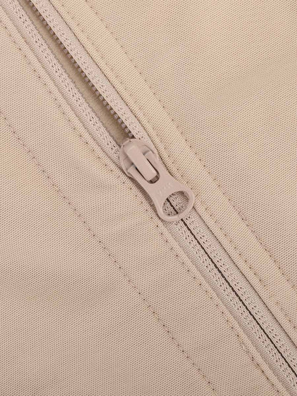 Plus Sculpt Zip Thong Full Body Shaper