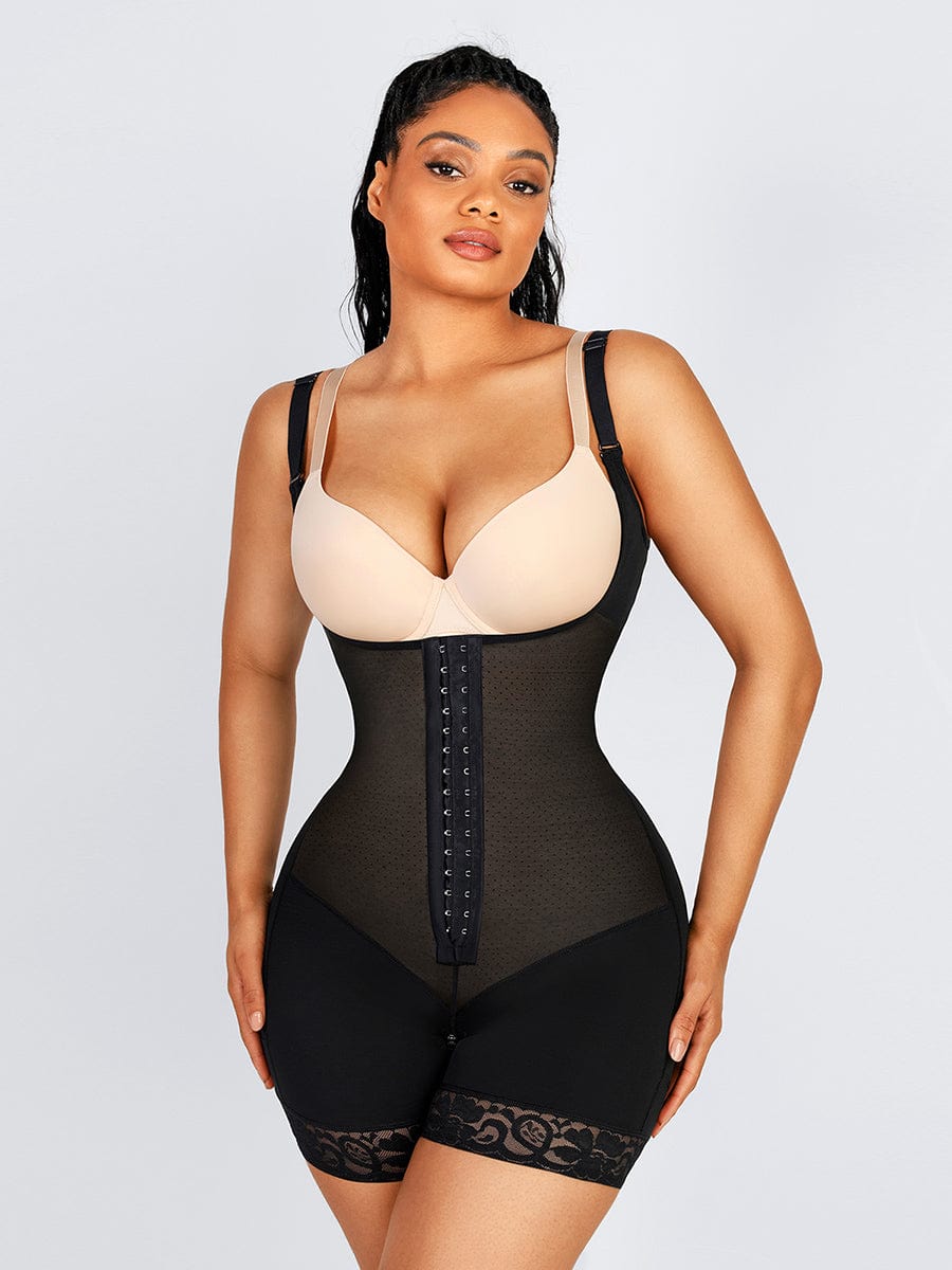 Power Sculpt Latex Open-Bust Firm Shaper