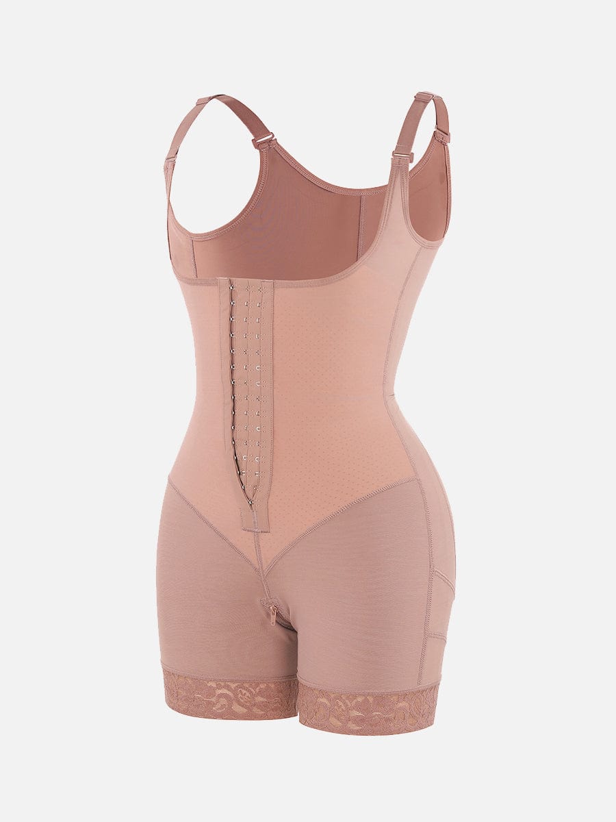 Power Sculpt Latex Open-Bust Firm Shaper