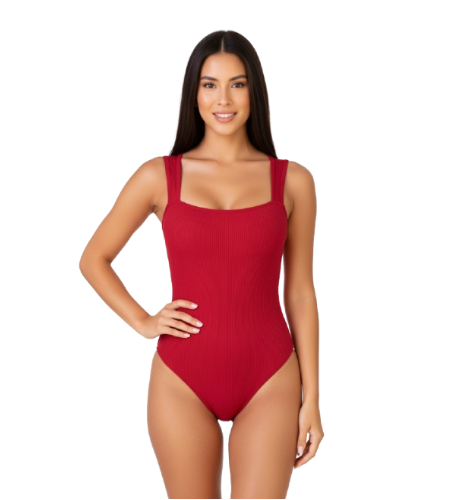 Chic Wide Strap Bodysuit