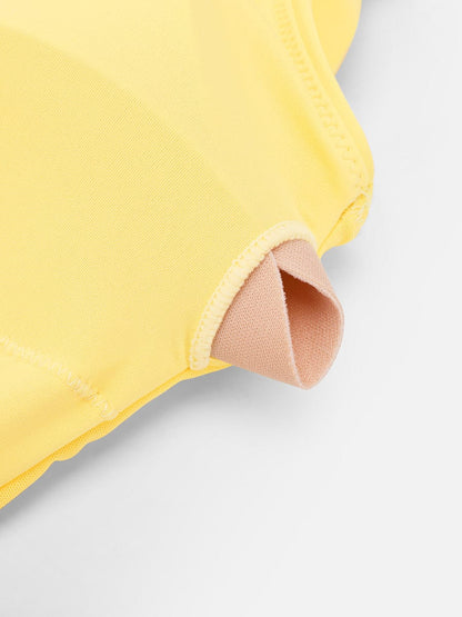 Ruched Sculpt V-Neck One-Piece Swimsuit