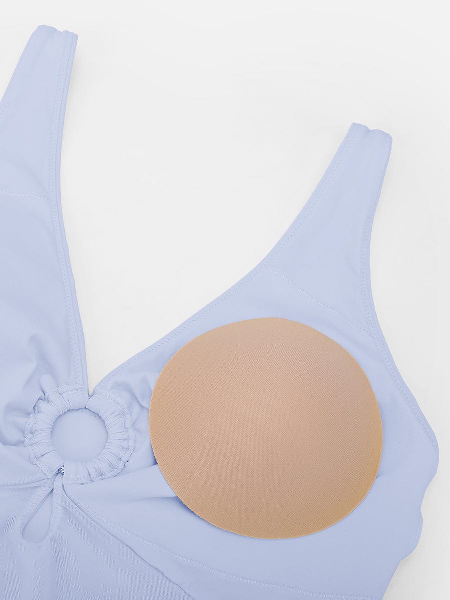 Ruched Sculpt V-Neck One-Piece Swimsuit