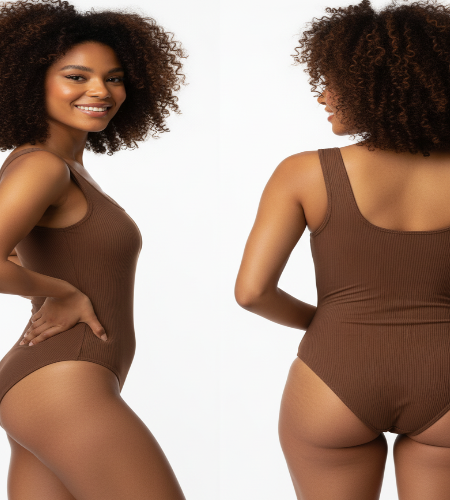 Ribbed Shaper Bodysuit