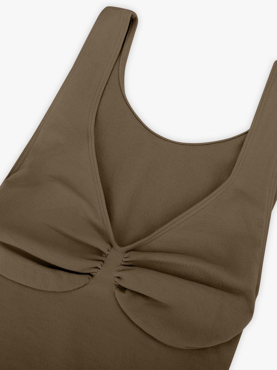 Seamless Sculpt Diamond-Neck Thong Bodysuit